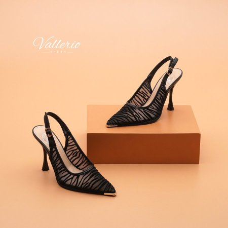 هيلز دانتيل كعب عالي