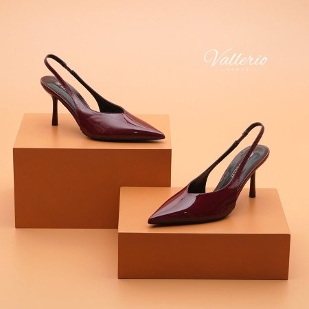 هيلز لمعه كعب وسط